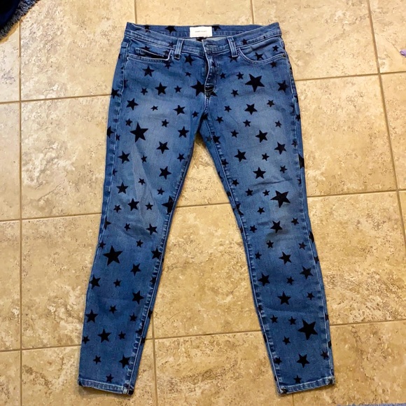 Current/Elliot “stiletto” star print sz 28 jeans - Picture 2 of 9